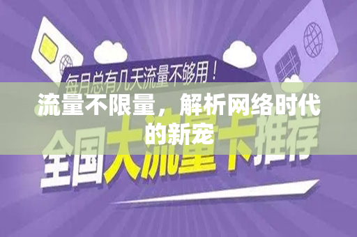 流量不限量，解析网络时代的新宠