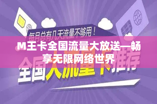 M王卡全国流量大放送—畅享无限网络世界