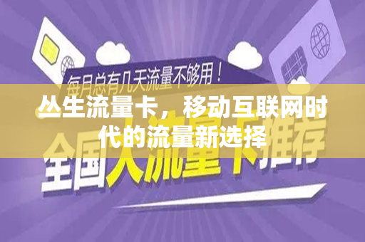 丛生流量卡，移动互联网时代的流量新选择