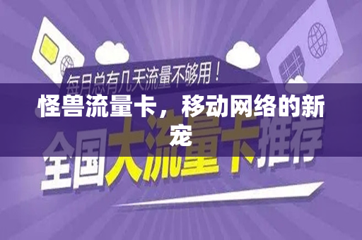 怪兽流量卡，移动网络的新宠