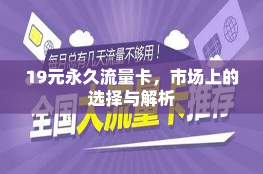 19元永久流量卡，市场上的选择与解析
