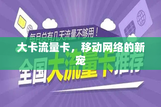 大卡流量卡，移动网络的新宠