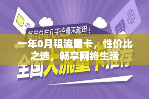 一年0月租流量卡，性价比之选，畅享网络生活
