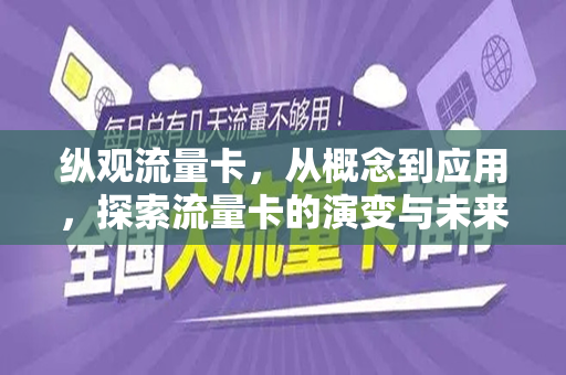 纵观流量卡，从概念到应用，探索流量卡的演变与未来