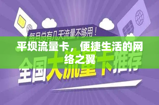 平坝流量卡，便捷生活的网络之翼