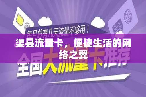 渠县流量卡,便捷生活的网络之翼