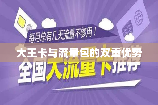 大王卡与流量包的双重优势