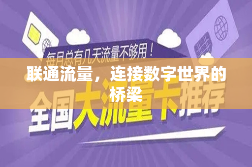 联通流量，连接数字世界的桥梁