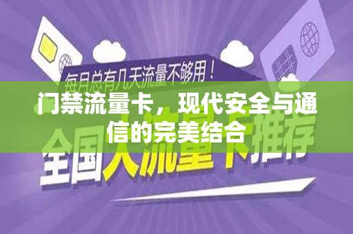 门禁流量卡，现代安全与通信的完美结合