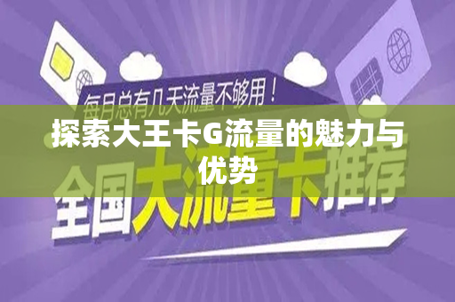 探索大王卡G流量的魅力与优势