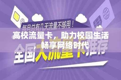 高校流量卡，助力校园生活，畅享网络时代