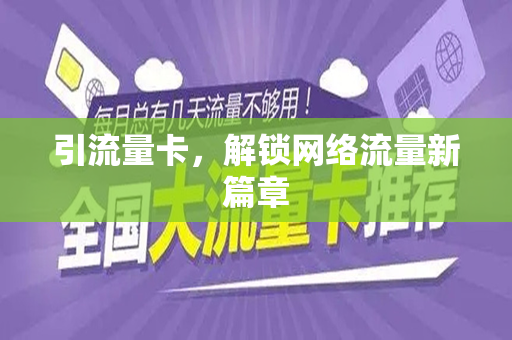 引流量卡，解锁网络流量新篇章