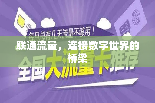 联通流量，连接数字世界的桥梁
