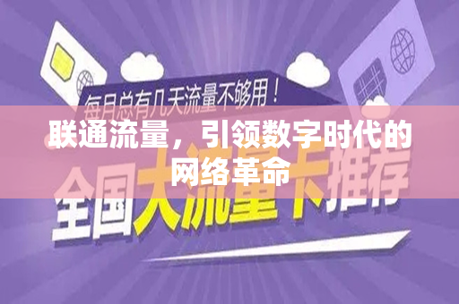 联通流量，引领数字时代的网络革命