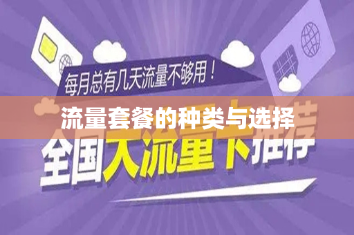 流量套餐的种类与选择