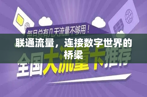 联通流量，连接数字世界的桥梁