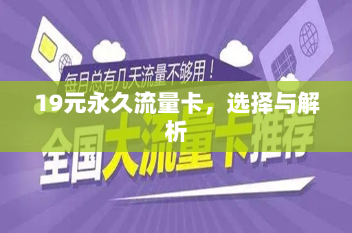 19元永久流量卡，选择与解析