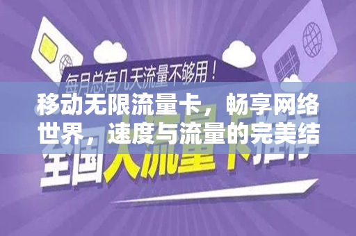 移动无限流量卡，畅享网络世界，速度与流量的完美结合