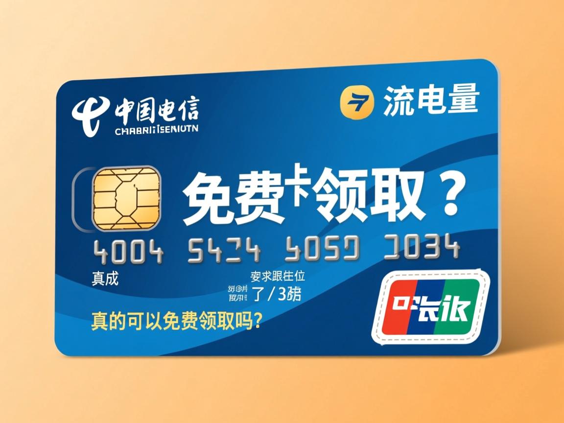 电信流量卡真的可以免费领取吗?