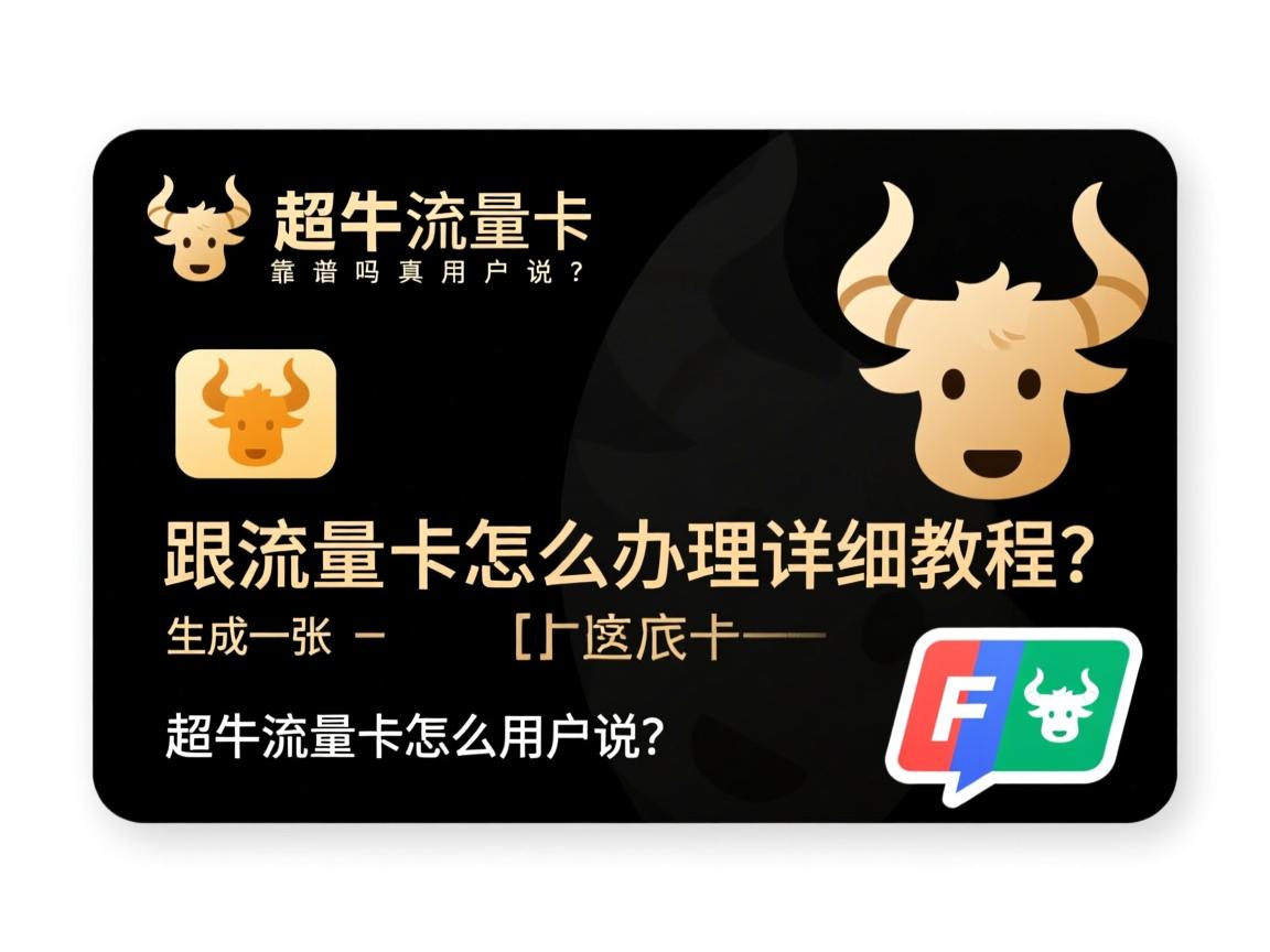 超牛流量卡靠谱吗真实用户说?_超牛流量卡怎么办理详细教程?