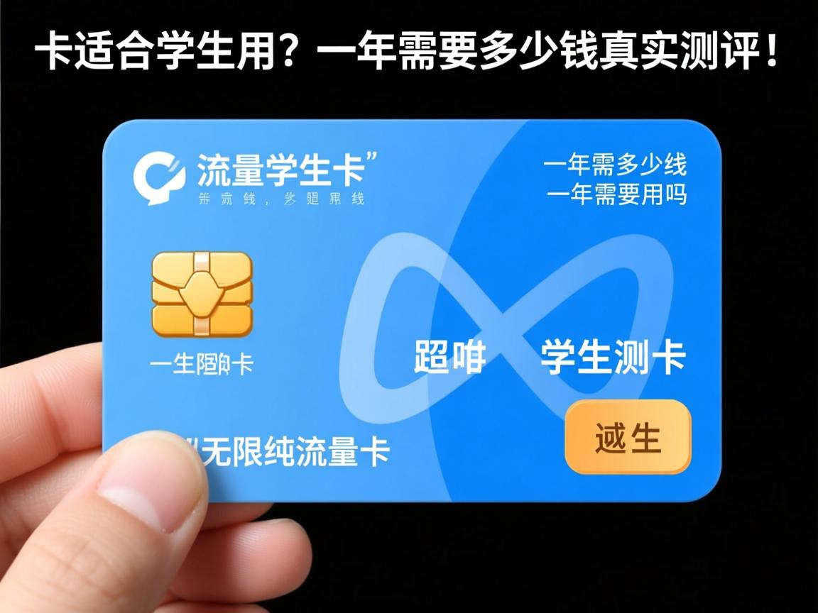 无限纯流量卡适合学生用吗？一年需要多少钱真实测评！