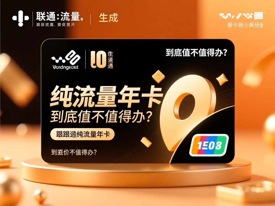 联通纯流量年卡到底值不值得办？