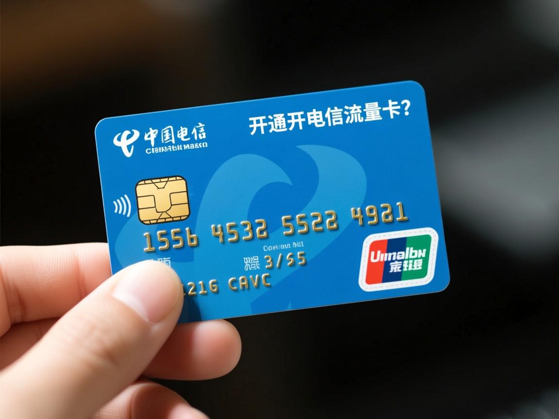 如何快速开通中国电信流量卡?