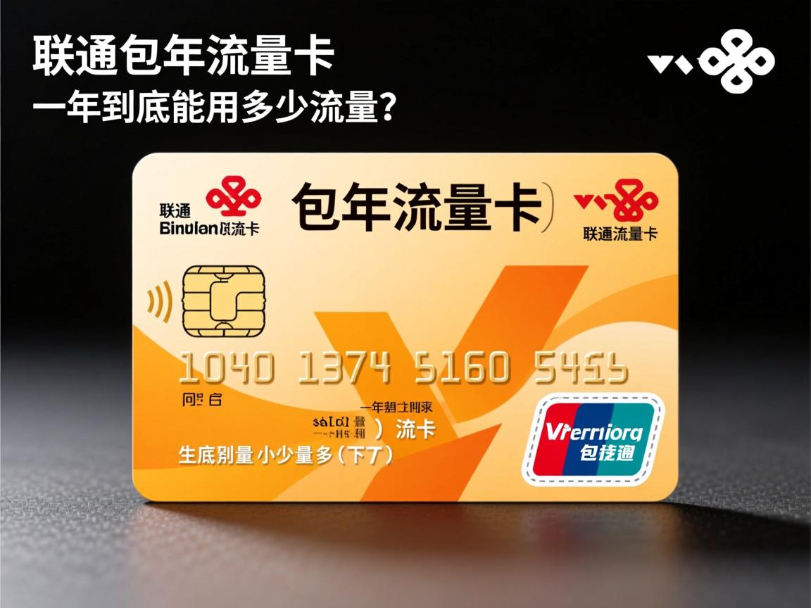 联通包年流量卡,一年到底能用多少流量?