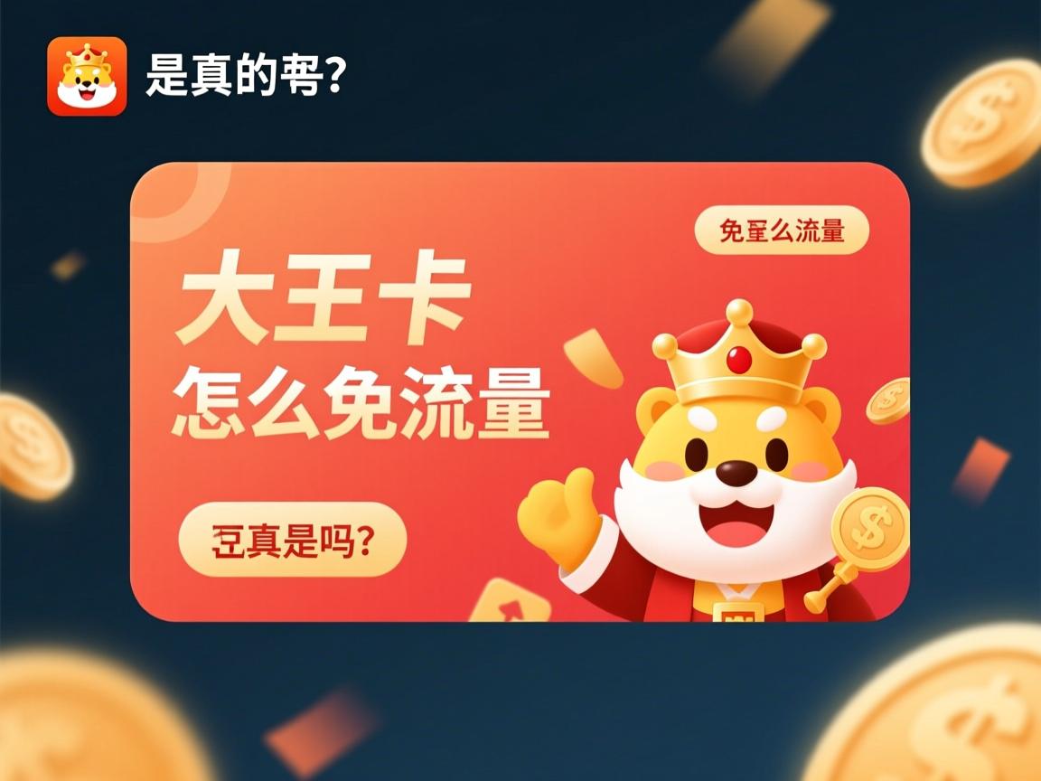 大王卡怎么免流量，免流量应用有哪些？_是真的吗？