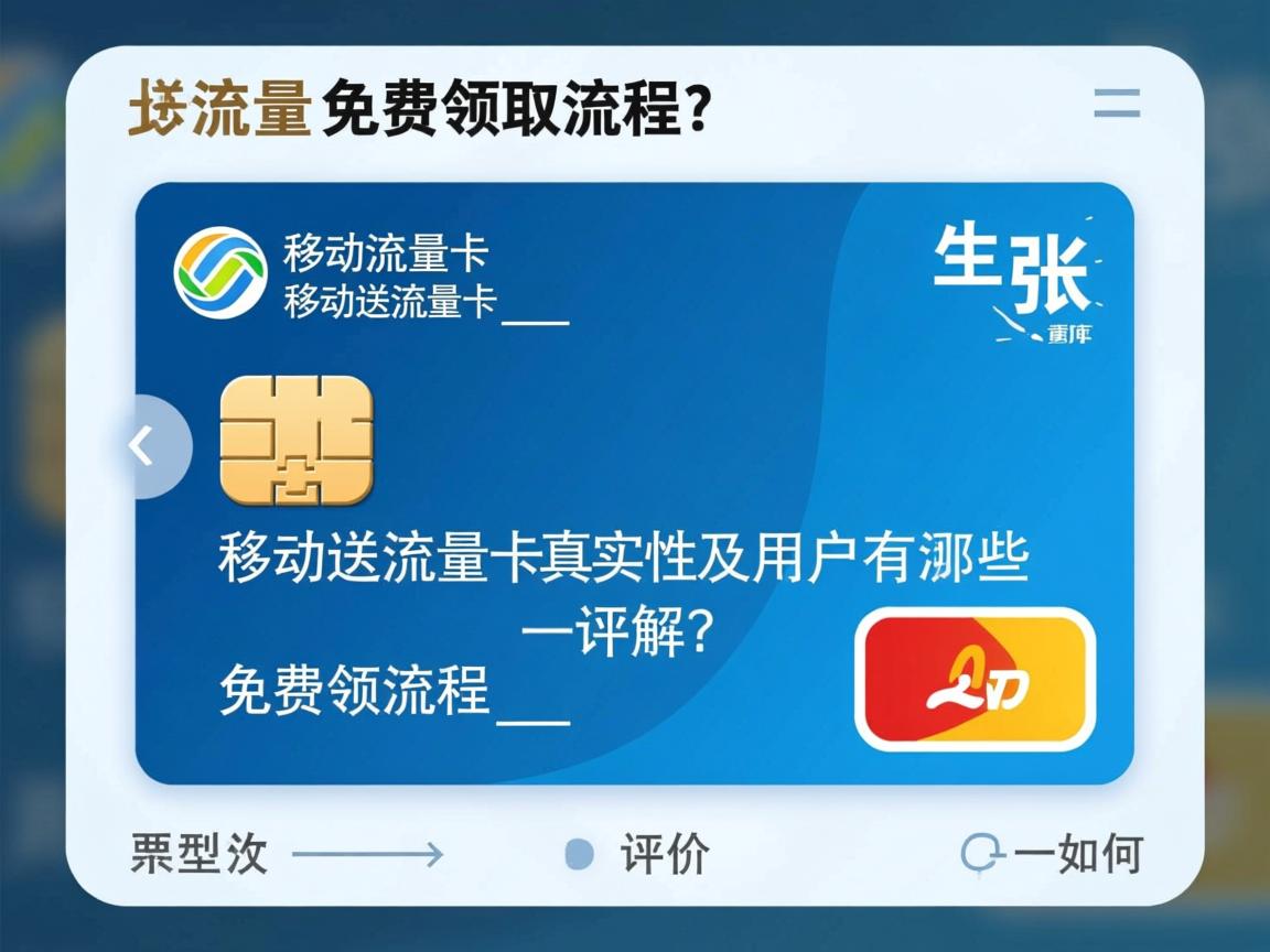 移动送流量卡免费领取流程有哪些具体详解_移动送流量卡真实性及用户评价如何？