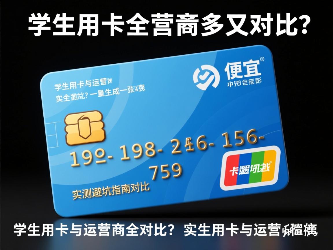 什么卡流量多又便宜？学生用卡与运营商全对比，实测避坑指南