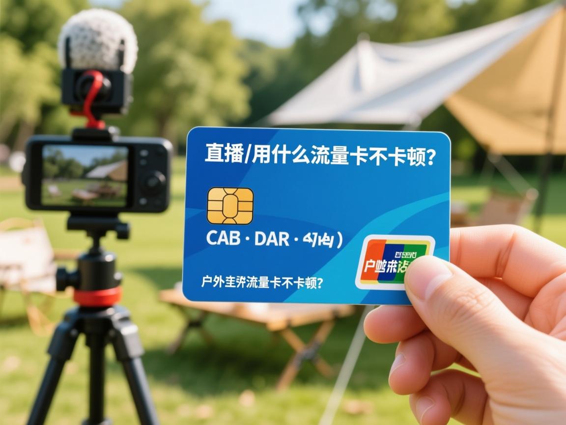 户外直播，用什么流量卡不卡顿？