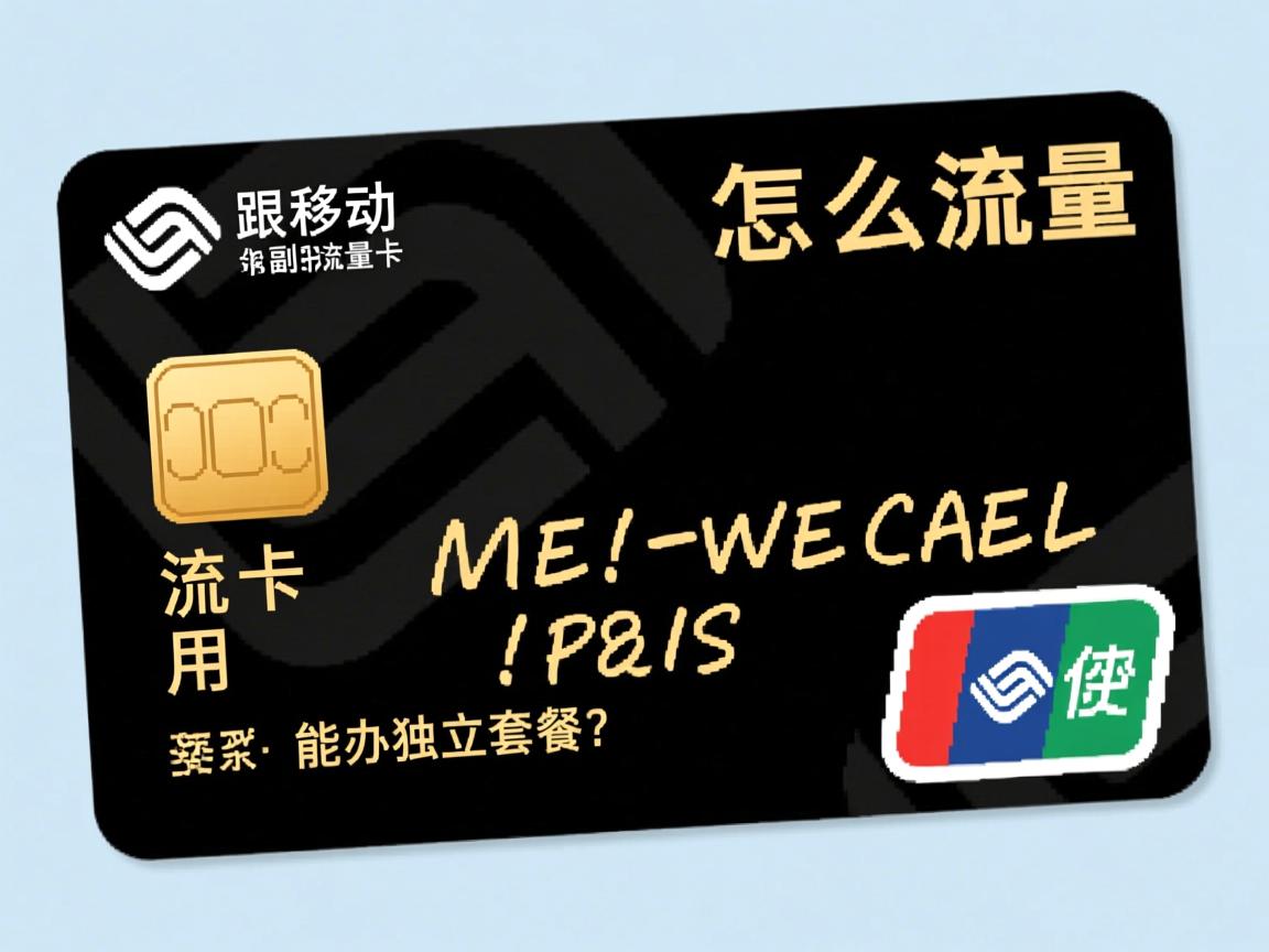 移动副卡流量怎么开通流量不够用怎么解决能办独立套餐吗？