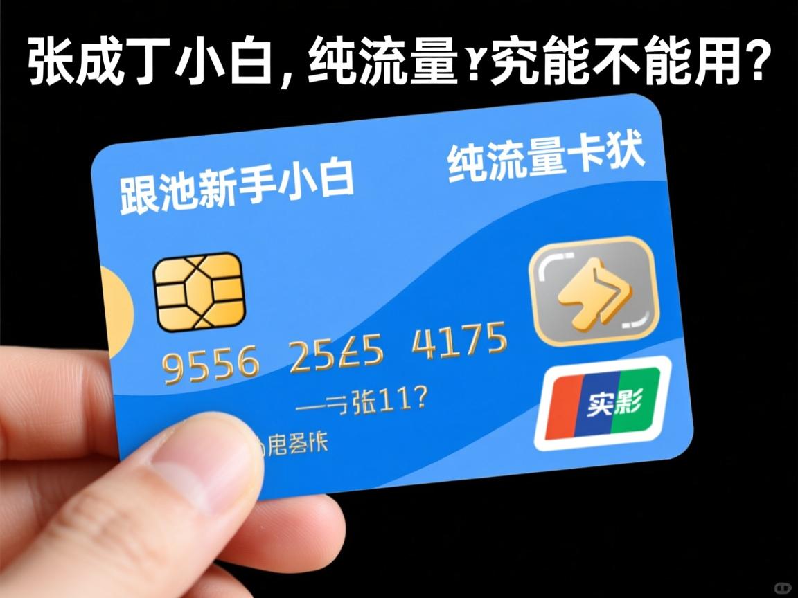 对于新手小白，纯流量卡究竟能不能用？
