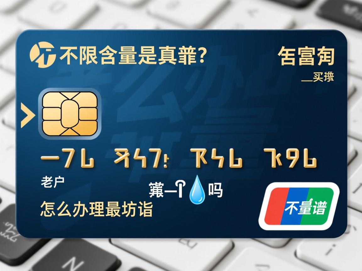 不限量的流量卡是真的吗_怎么办理最靠谱？老用户含泪分享防坑指南