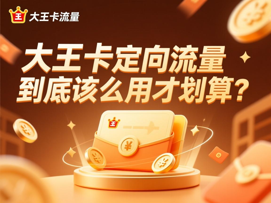 大王卡定向流量到底该怎么用才划算？