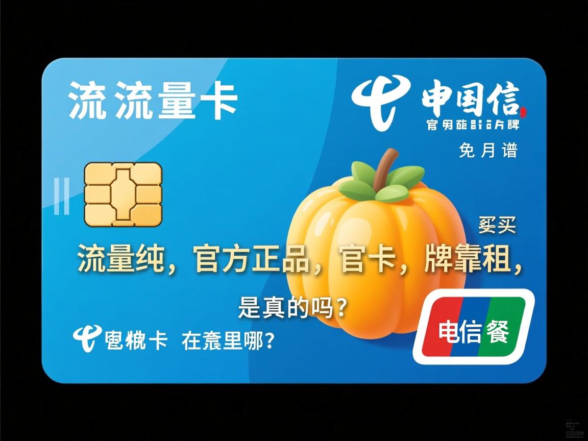 纯流量卡官方正品在哪里买，哪个牌子靠谱，电信的免月租套餐是真的吗？