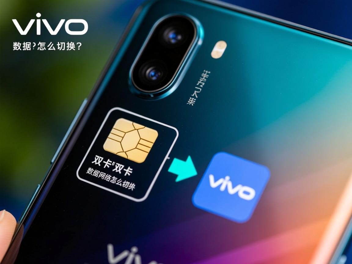vivo手机双卡，数据网络怎么切换？