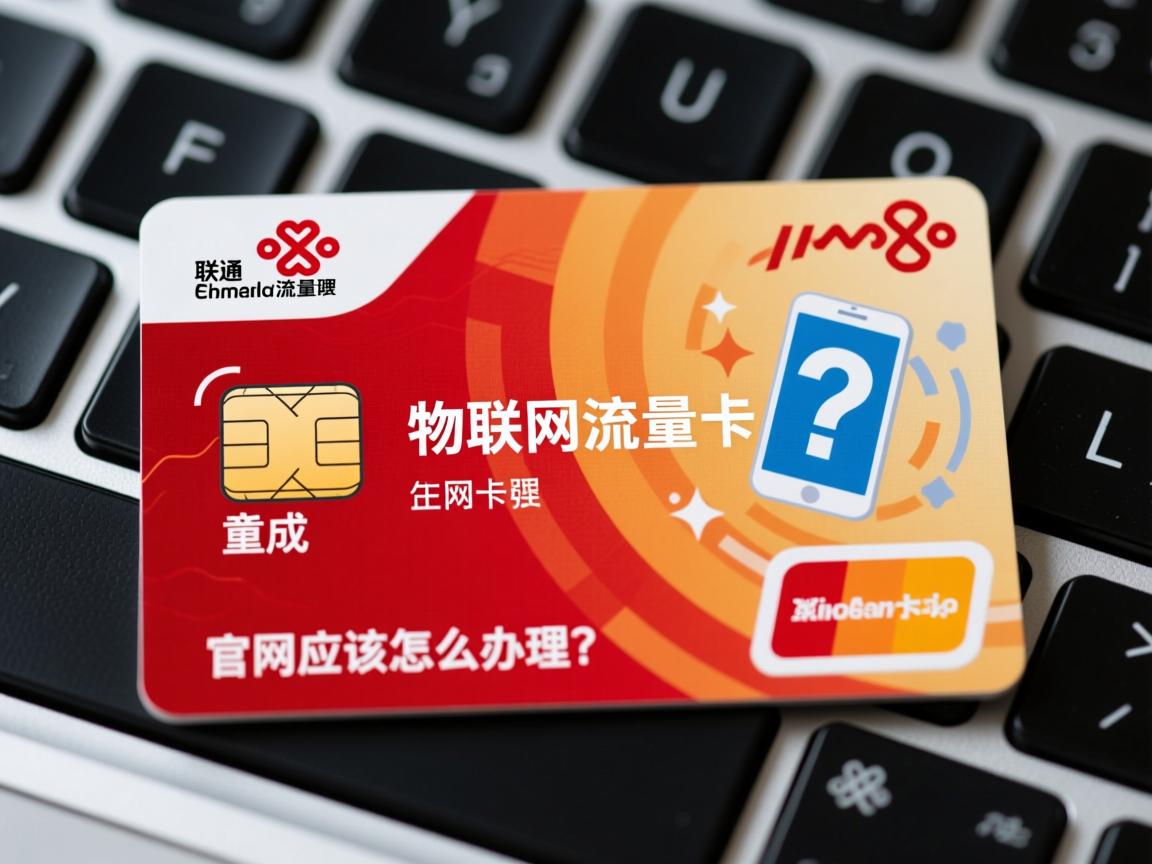 联通的物联网流量卡，官网应该怎么办理？