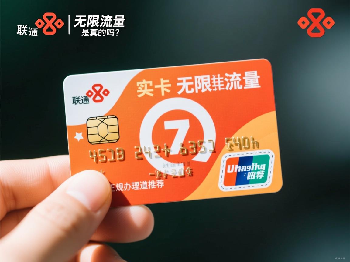 联通无限制流量卡是真的吗？实测解读与正规办理渠道推荐