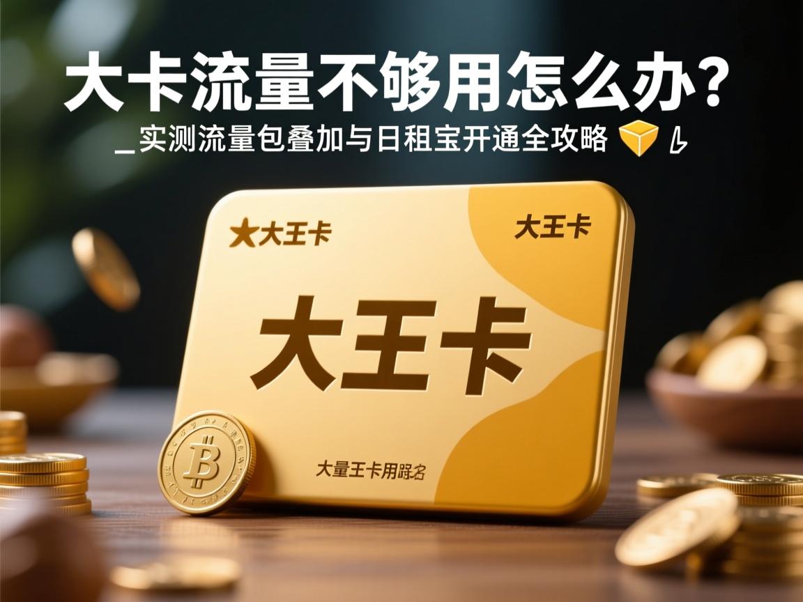 大王卡流量不够用怎么办？_ 实测流量包叠加与日租宝开通全攻略 📶