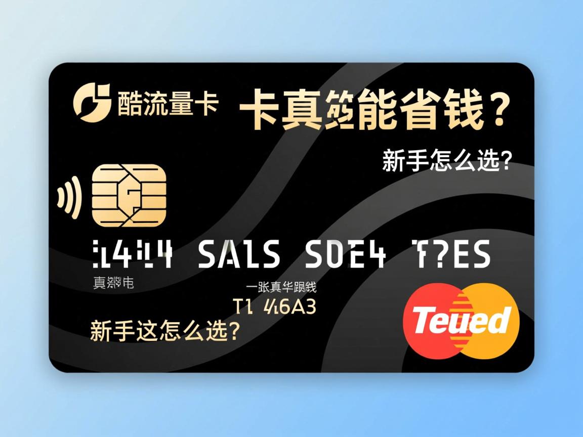 酷流量卡真的能省钱吗？新手该怎么选？