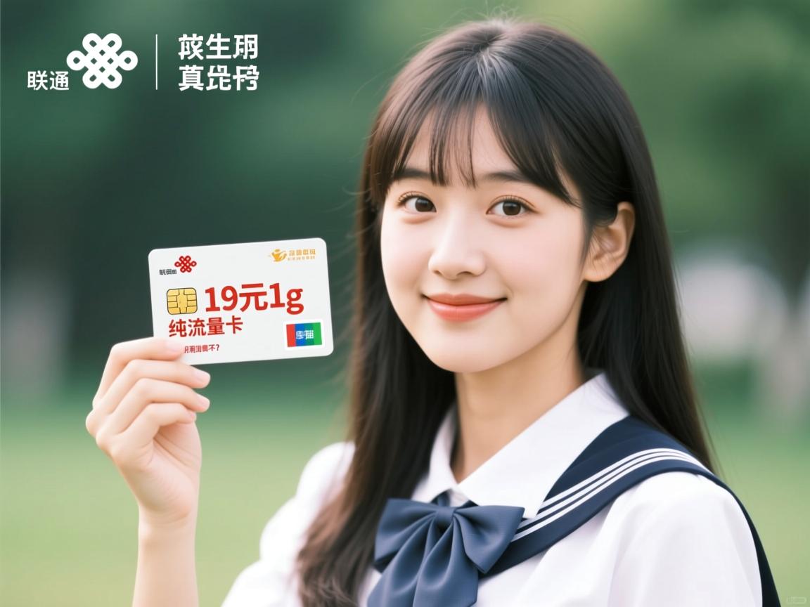 联通19元1g纯流量卡是真的吗，应该怎么办理，学生用划算不？