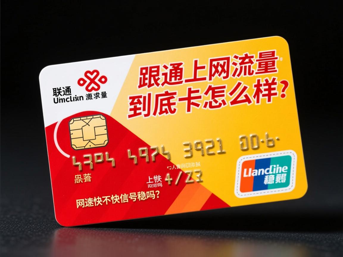 联通上网流量卡到底怎么样,网速快不快信号稳吗?