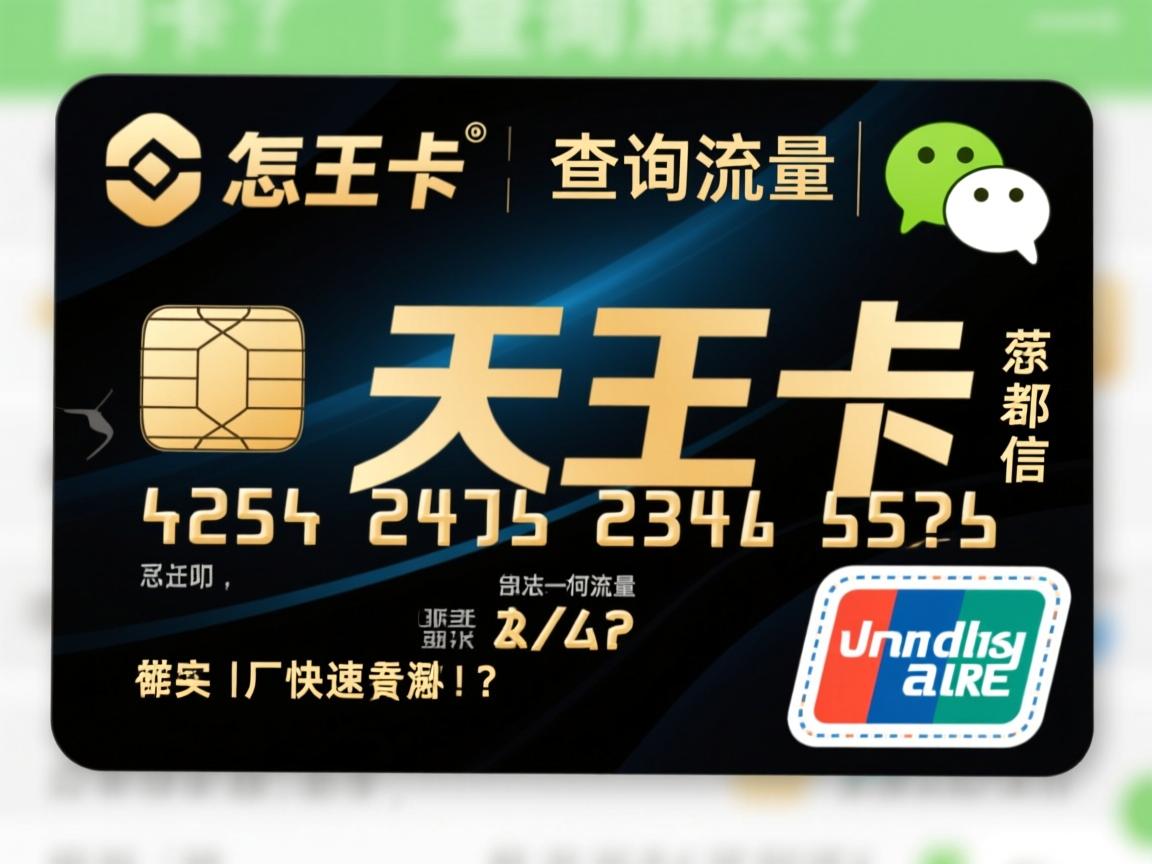 天王卡怎么查询流量，微信上如何快速查看？剩余流量不准怎么解决？