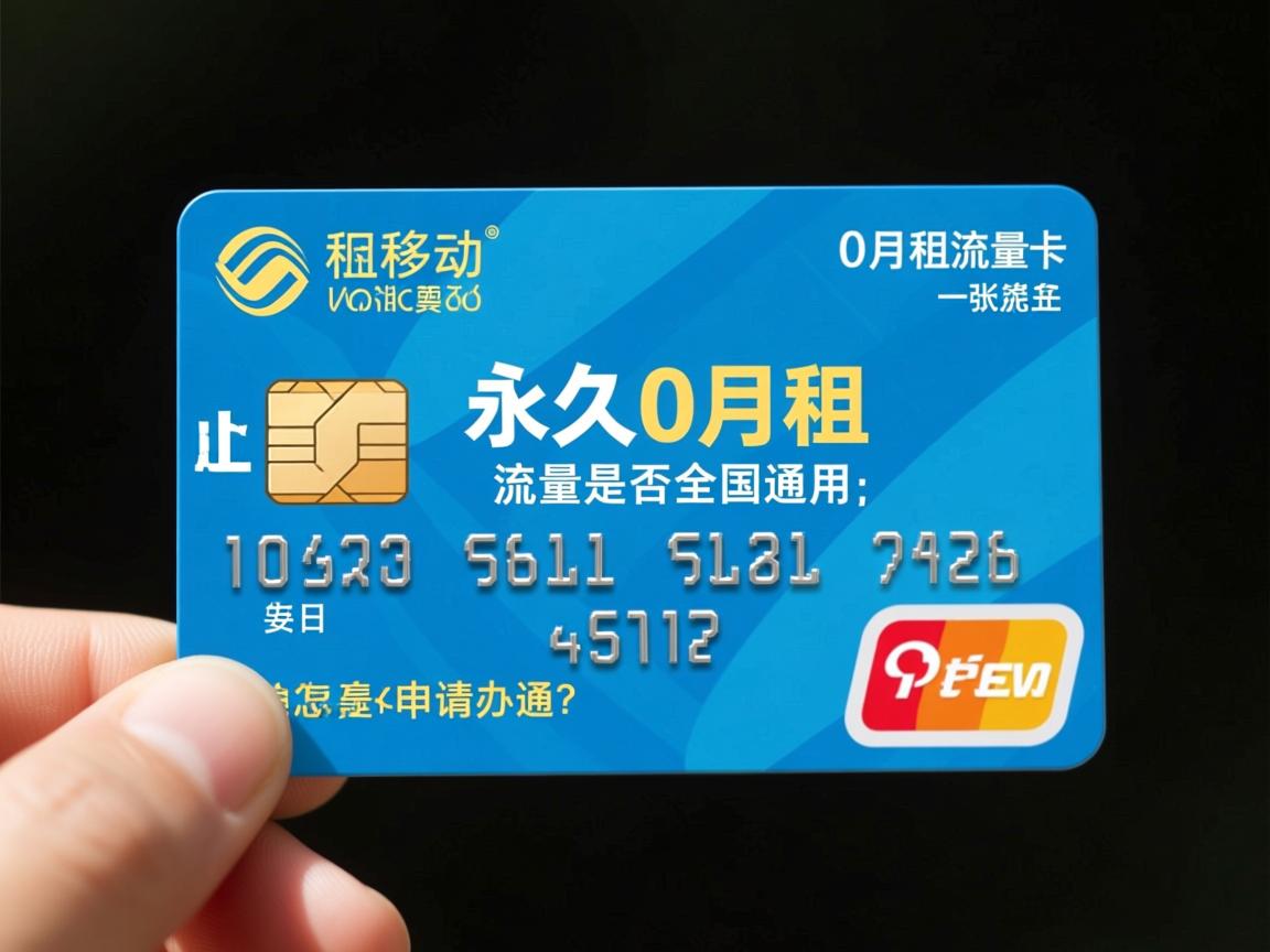 移动0月租流量卡，永久0月租是真的吗，流量是否全国通用，怎么申请办理？