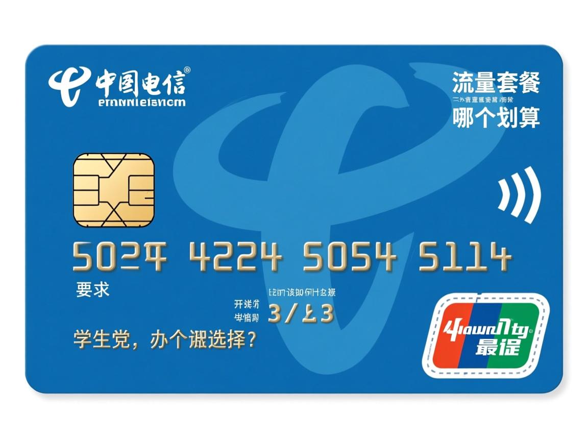 2023年电信卡流量套餐哪个最划算，学生党该如何选择，资费详情和办理流程是什么？