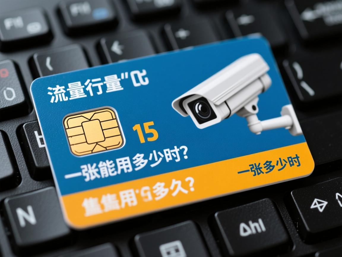 监控摄像头流量卡，一张能用多久？