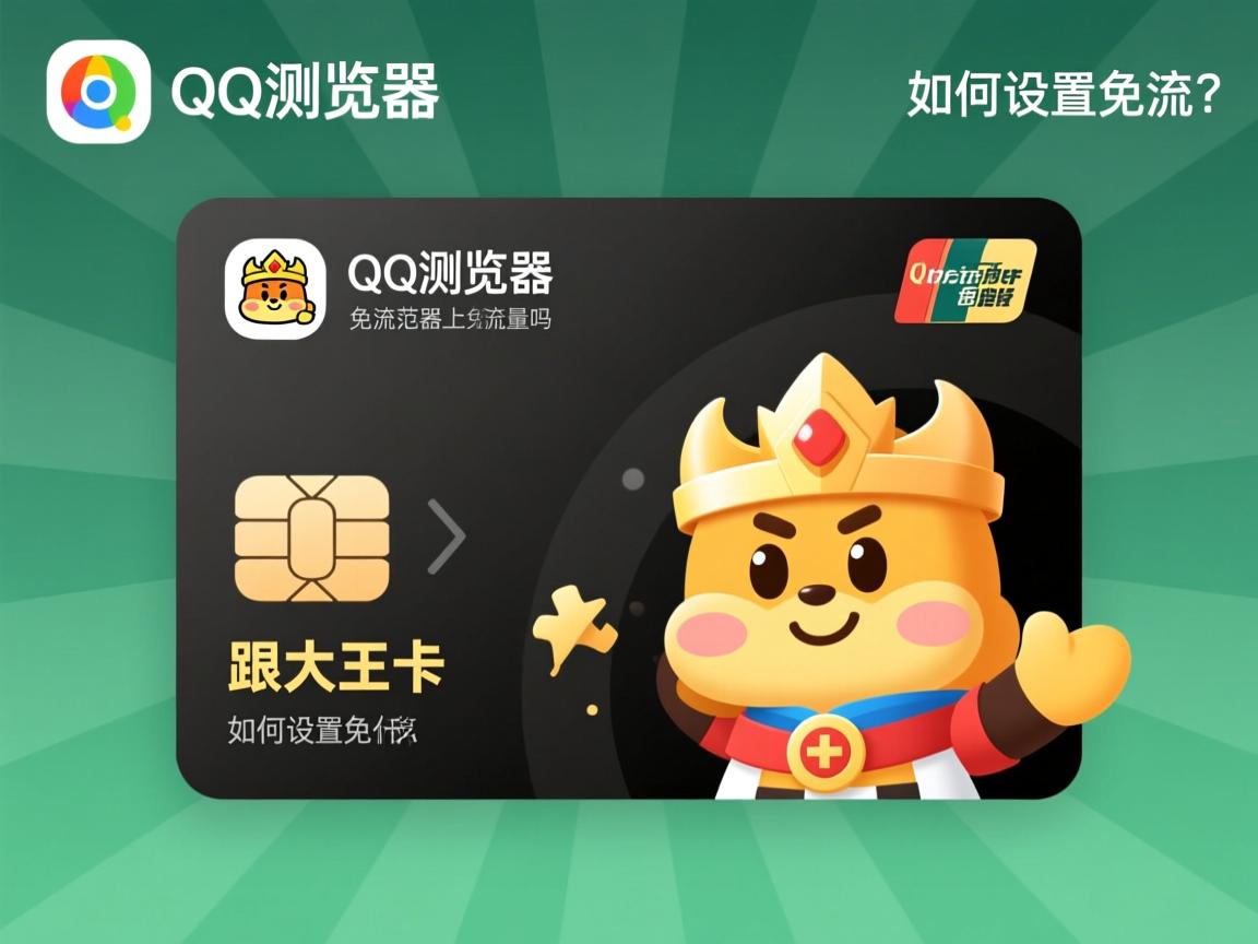 大王卡在qq浏览器上免流量吗，免流范围是什么，如何设置免流？