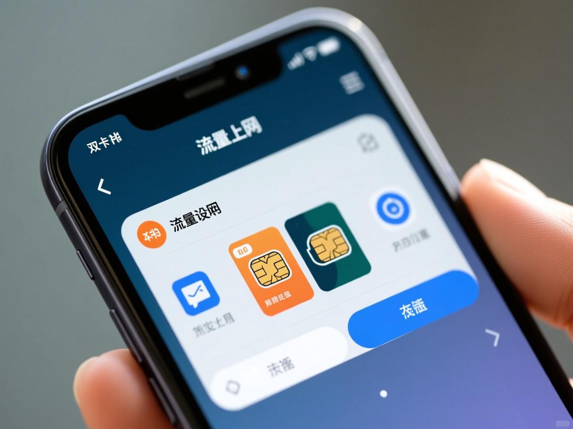 双卡手机怎么设置才能用流量上网？